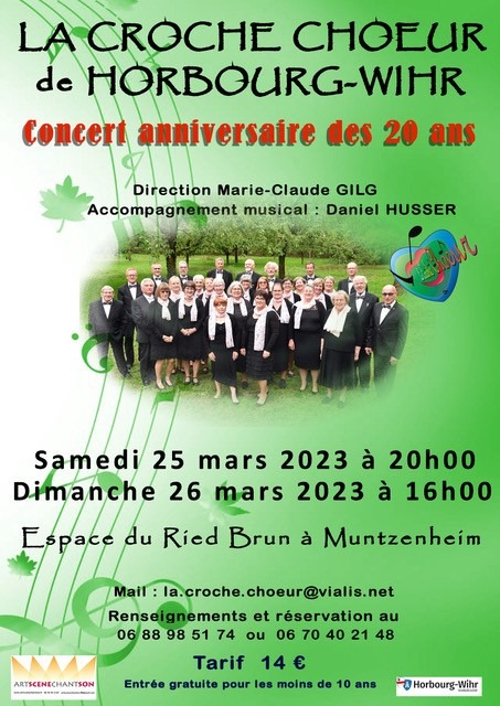 Concert du 20ème anniversaire de La Croche Choeur