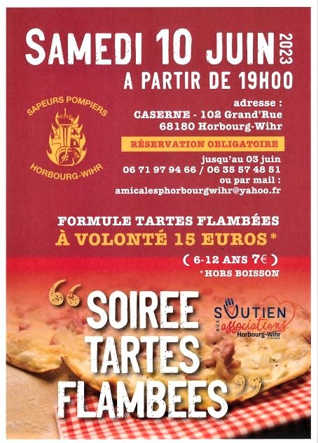 SOIREE TARTES FLAMBEES à VOLONTE