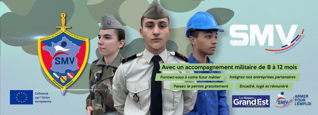 SMV : Service Militaire Volontaire “Armer pour l’emploi !”