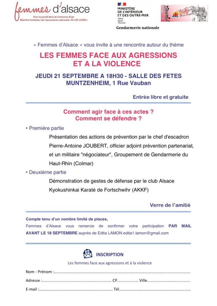 “Les femmes face aux agressions et à la violence”