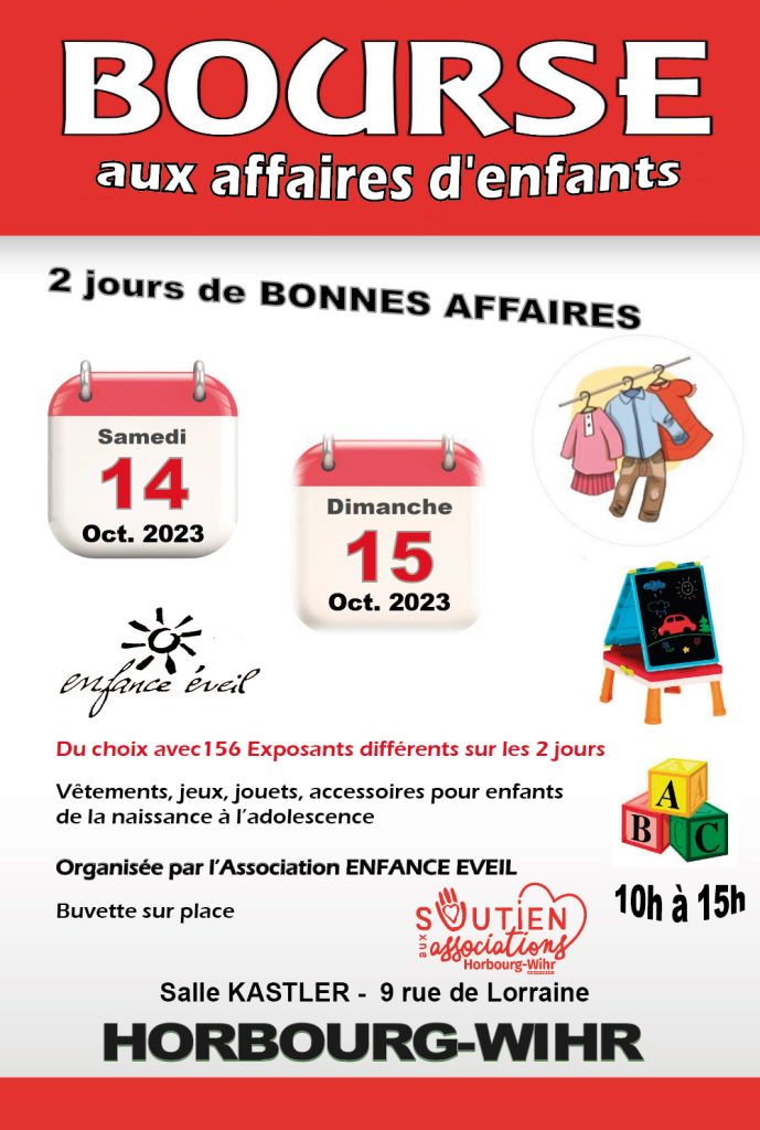Bourse aux affaires d’enfants