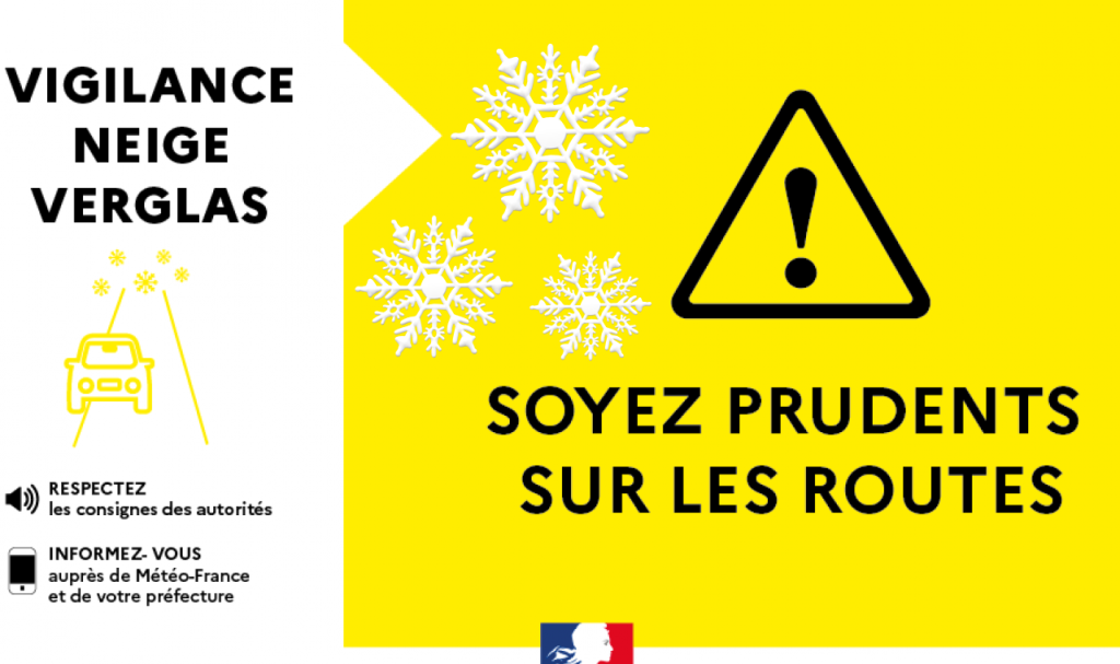 MÉTÉO : VILGILANCE NEIGE – VERGLAS
