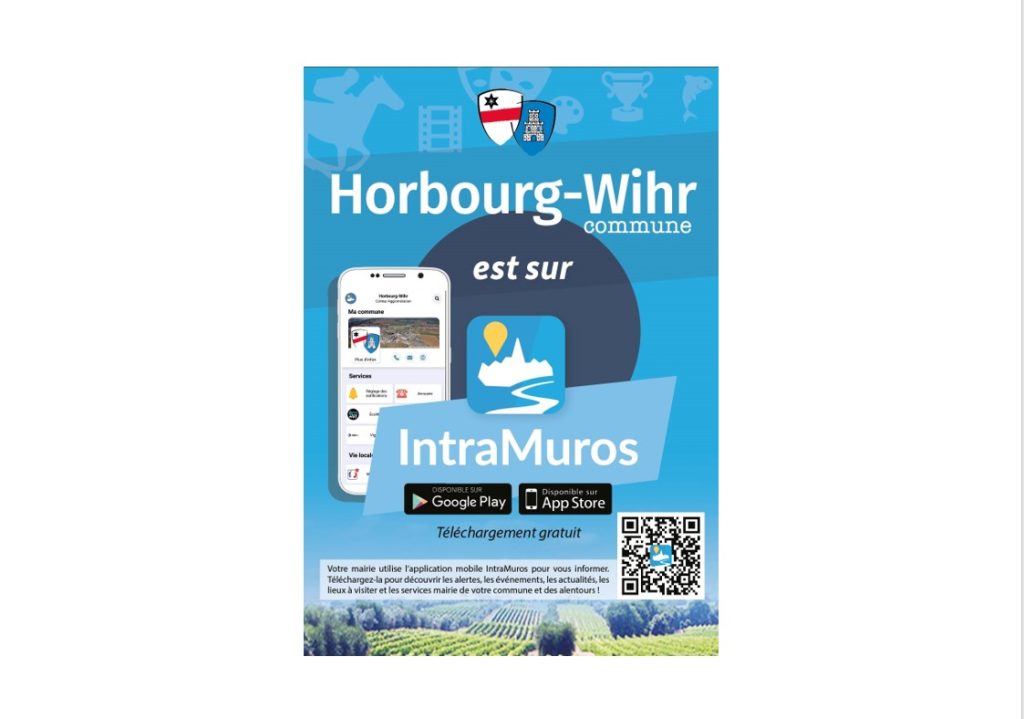 Horbourg-Wihr change d’application mobile ! RDV sur IntraMuros