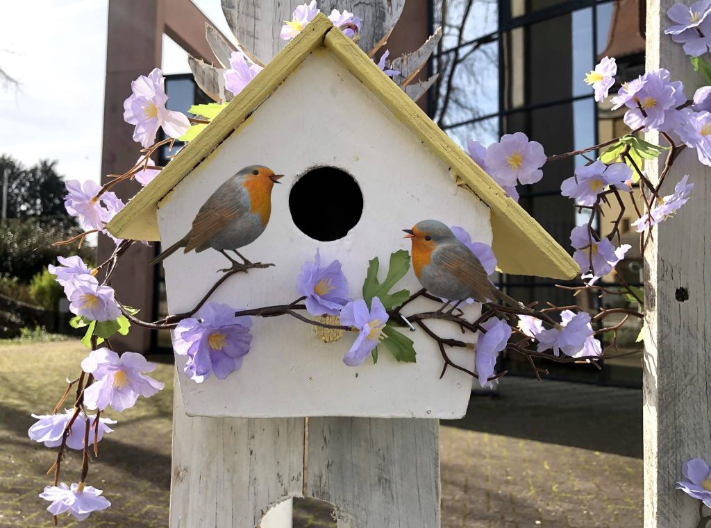 Des décorations de printemps à croquer ! Merci à nos agents des espaces verts