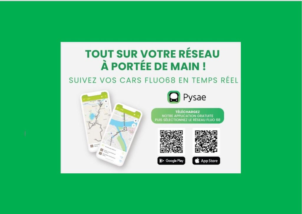 APPLICATION PYSAE : Suivez vos cars FLUO68 en temps réel !