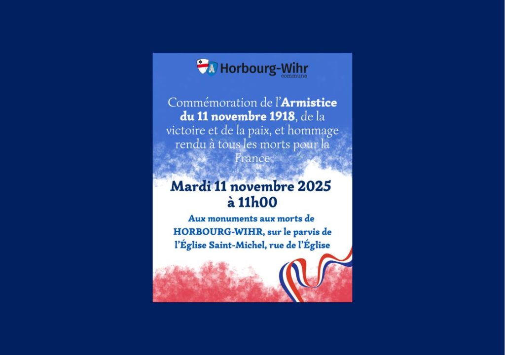 Commémoration de l’Armistice du 11 novembre 1918 Commémoration de l’Armistice du 11 novembre 1918