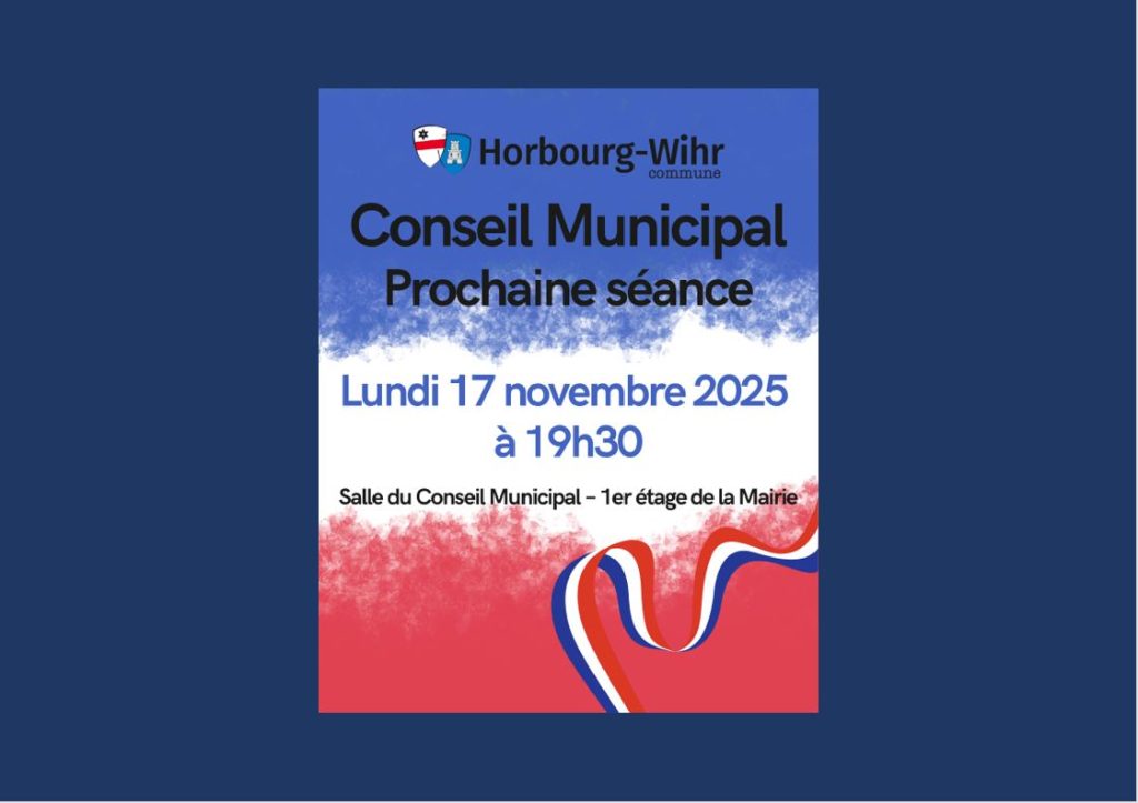 Conseil municipal – Séance du 17 novembre 2025