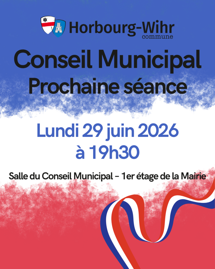 Conseil municipal – Séance du vendredi 5 juin 2026