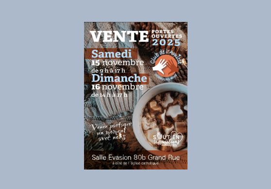 📢 PORTES OUVERTES 2025 – CLUB DE L’AMITIÉ