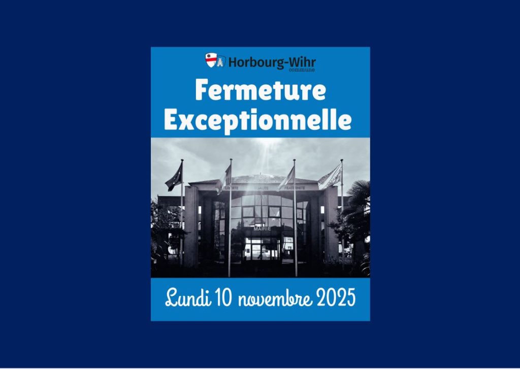 FERMETURE EXCEPTIONNELLE DE LA MAIRIE