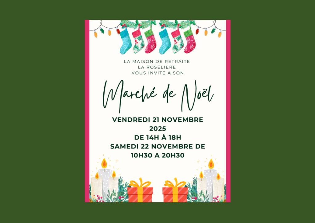 maison de retraite « La Roselière » : Marché de Noël