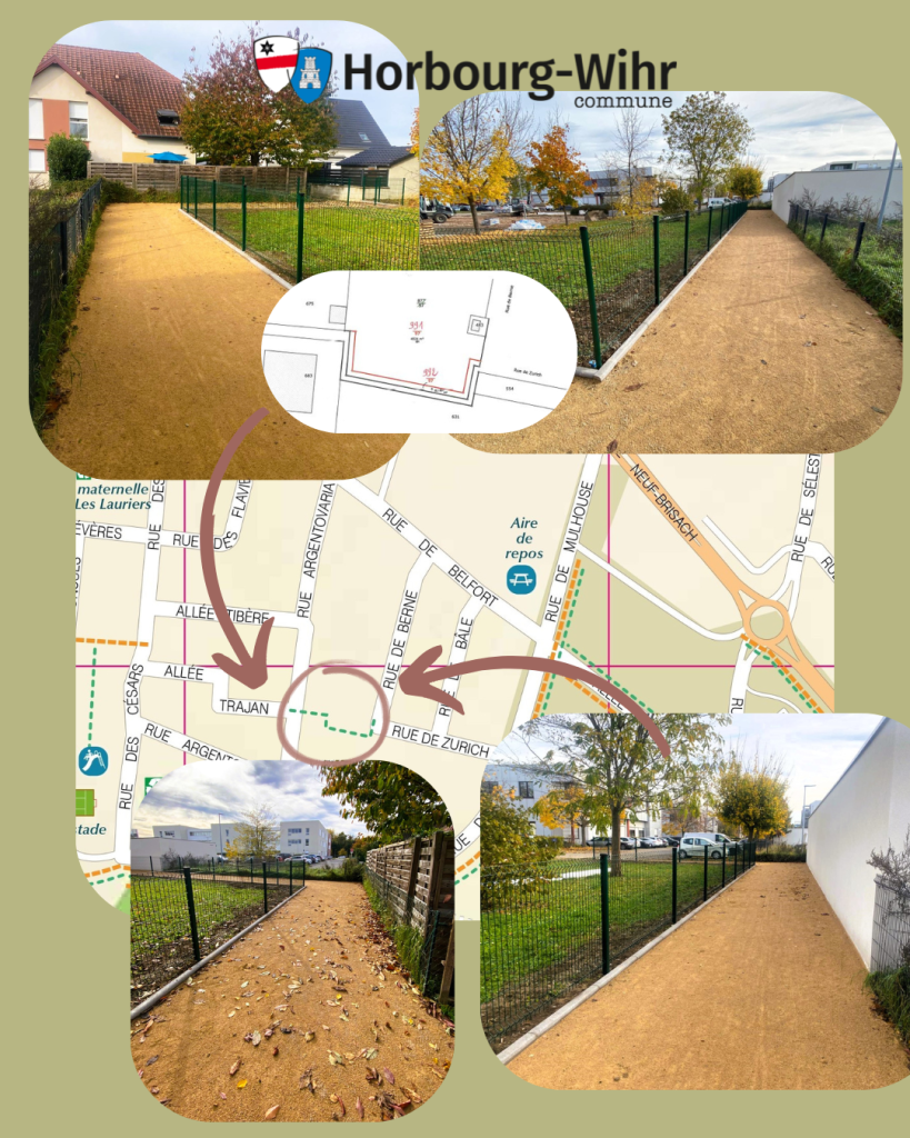 Une liaison piétonne élargie et sécurisée !