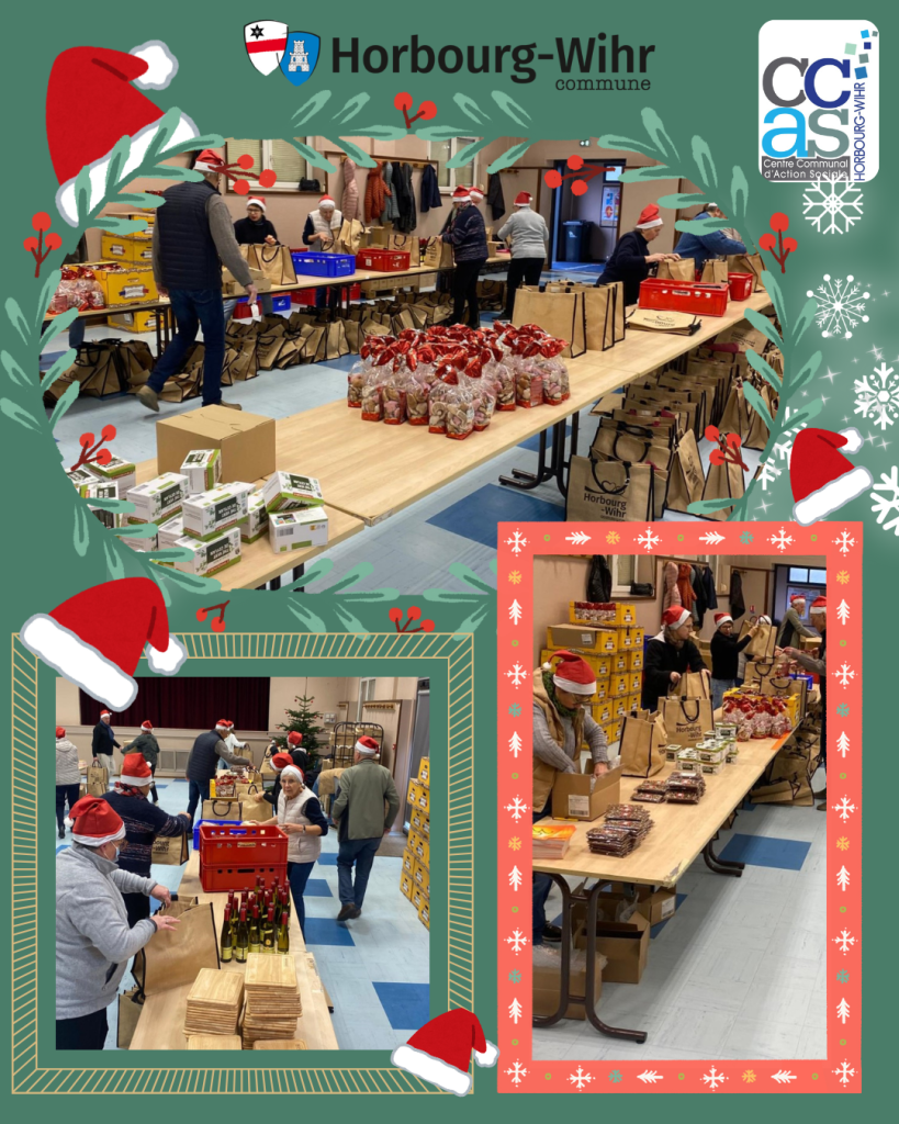 🎄✨ Les colis de Noël destinés à nos Aînés ont été préparés ! ✨🎄