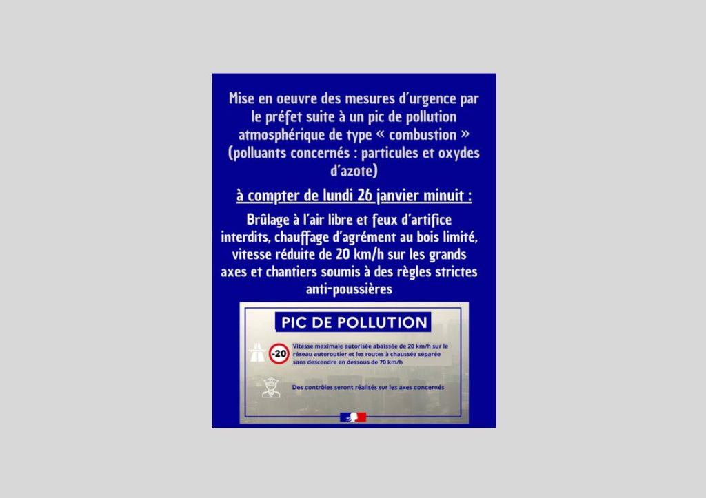 🌫️ Qualité de l’air dégradée – vigilance dans le Haut-Rhin