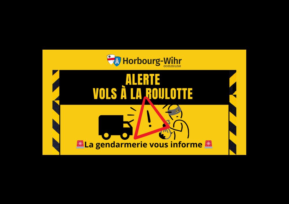 ALERTE – Vols à la roulotte !