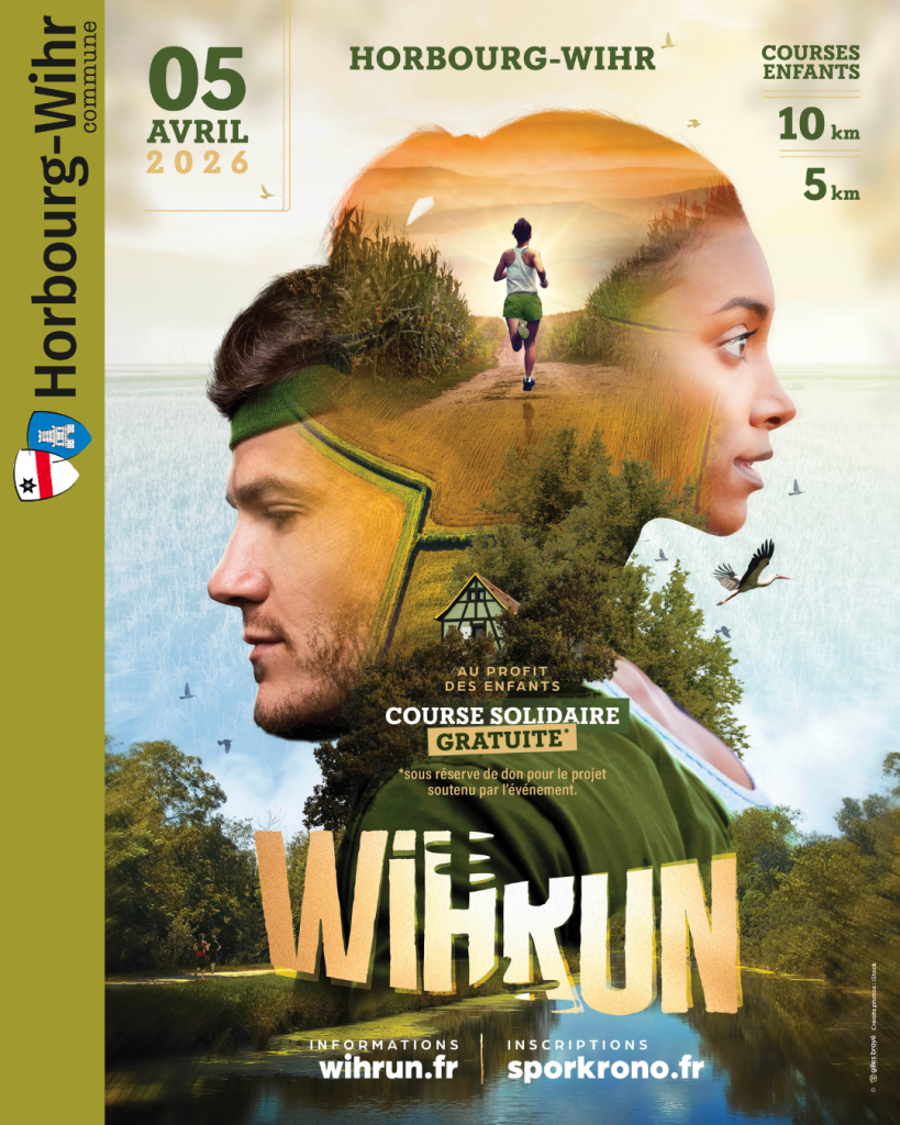 🌿 Événement sportif à Horbourg-Wihr ! 🌿  La WIHRUN du 5 avril 2026 ! 🏃‍♂️🏃‍♀️