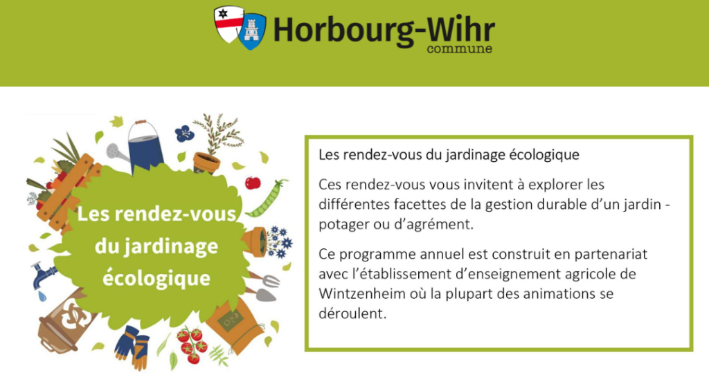 🌱 Jardinage écolo & zéro déchet avec Colmar Agglomération !