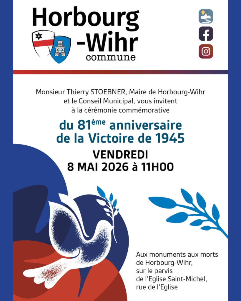 Commémoration du 8 mai à Horbourg-Wihr