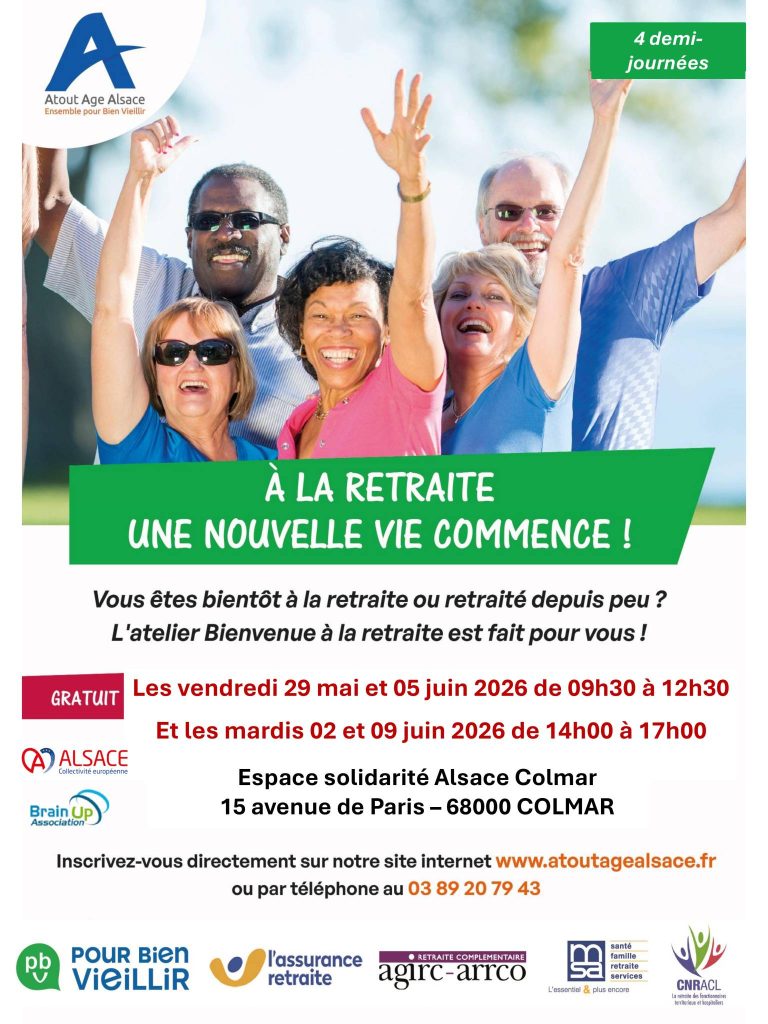 ATELIER BIENVENUE À LA RETRAITE !