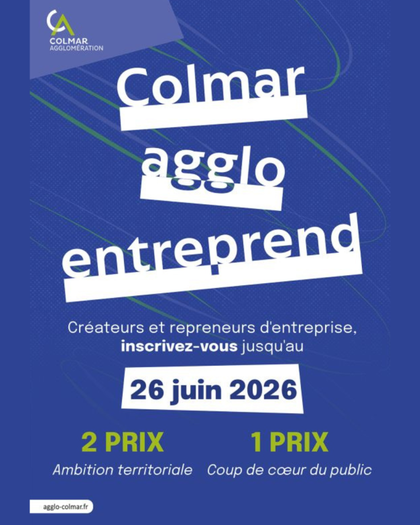 🚀 Colmar Agglo entreprend – Édition 2026 (4e édition)