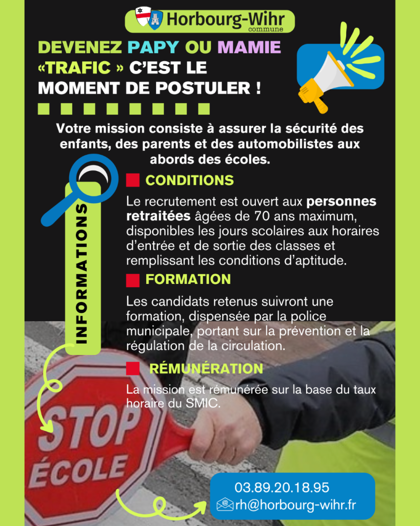 DEVENEZ PAPY OU MAMIE « TRAFIC » !