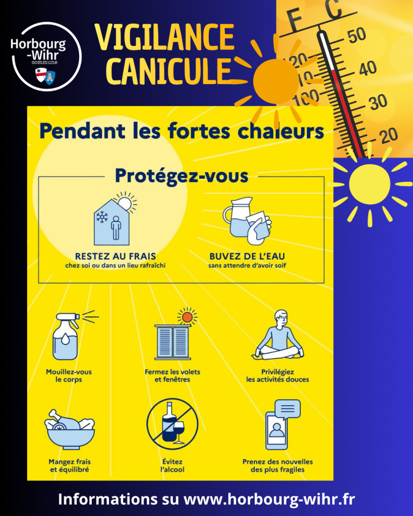Vigilance « CANICULE » : À compter de jeudi 18 juin 2026